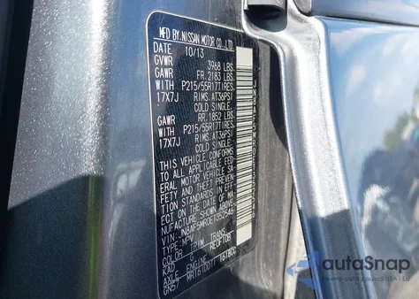 2014 Nissan Juke Sv from USA, damaged, VIN JN8AF5MR0ET352546